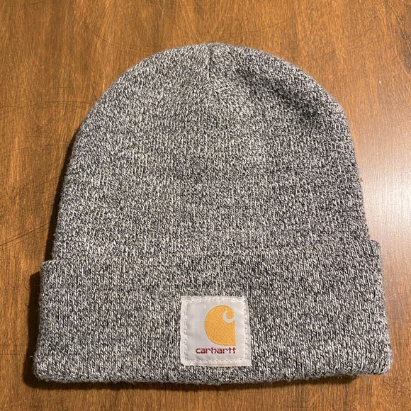 Carhartt Beanie Hat, Gray, Great Condition